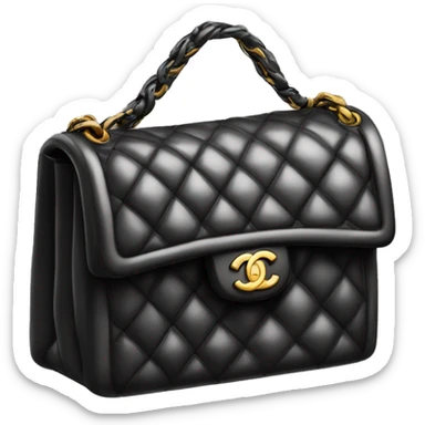 Chanel bag black sticker