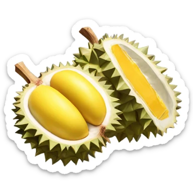 two durian sticker