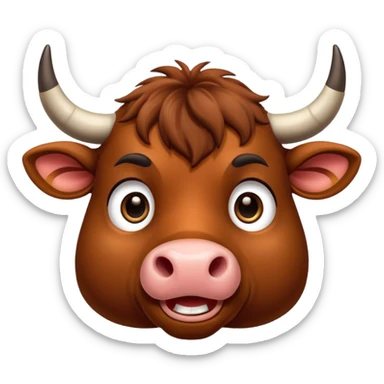 Ferdinand from the Ferdinand movie sticker