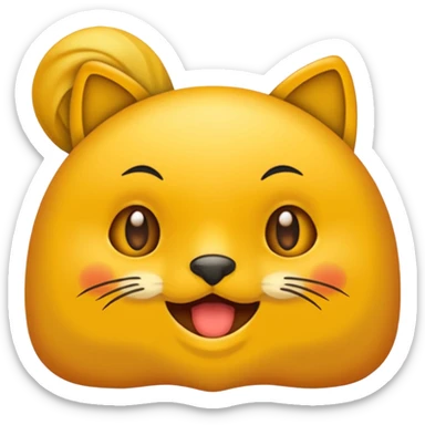 ایموجی که تریبی از a n _ × است sticker