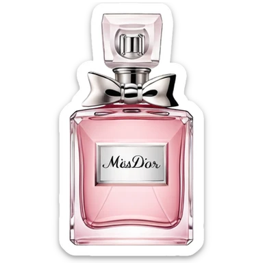 Miss dior perfume sticker