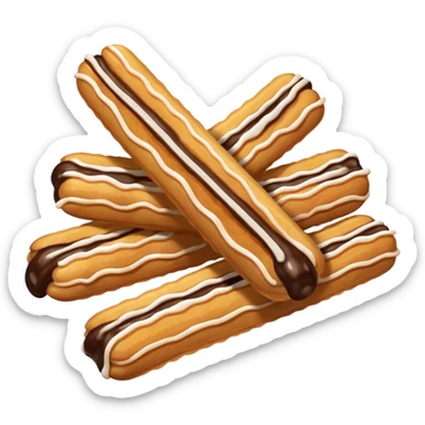 black churros sticker