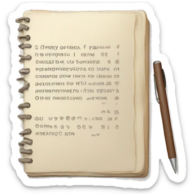 A diary/journal powered by Artificial Intelligence sticker