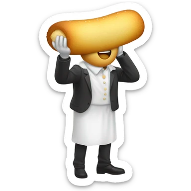 Squeezing a Twinkie sticker