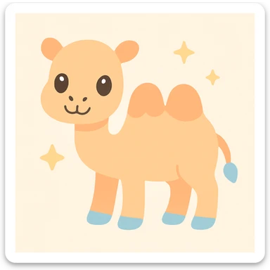 Camel sticker