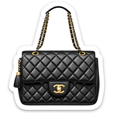 Chanel bag black  sticker