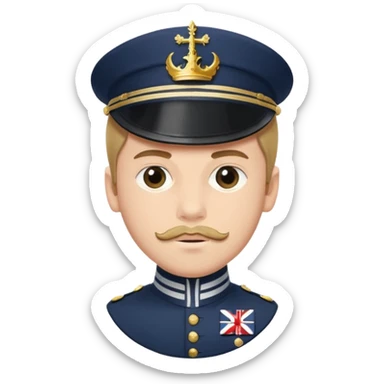 Prince John Of United Kingdom 5th Son of King George V who died at age of 15 in Sailor Uniform  sticker