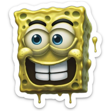 SpongeBob-SquarePants,bathed-in-shadows,-fov-90-degrees,-short-lighting,-l-usm,-cold-colors,-gilded-technique,-extremely-hyper-aesthetic,-absurdres sticker