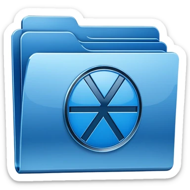 windows 11 style folder icon for German sticker