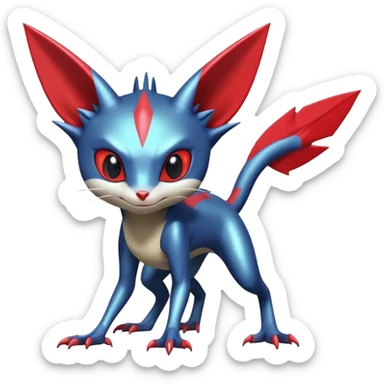 Shiny Exotic Bisharp-Sneasel-Scizor-Hybrid-Creature sticker