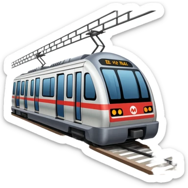 Delhi metro rail🚇 sticker