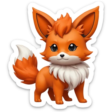 Litten-Eevee-Vulpix-fusion sticker