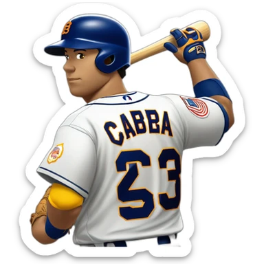 Miguel Cabrera pelotero beisbol grandes ligas Venezuela sticker
