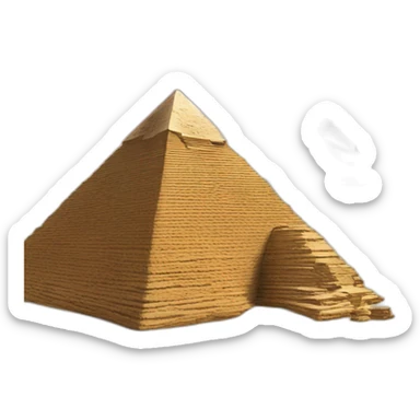Egypt pyramid sticker