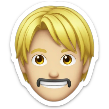 vinsmoke sanji sticker