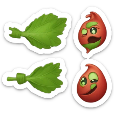 Vieux vert et rouge sticker