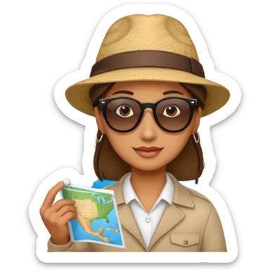 tour guide in USA sticker