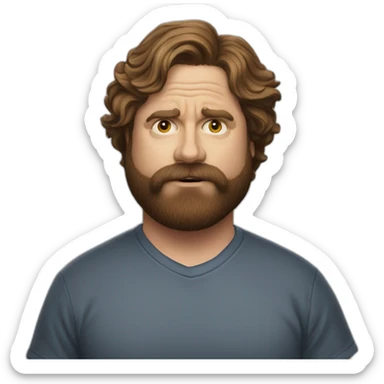 Zach Galifianakis sticker