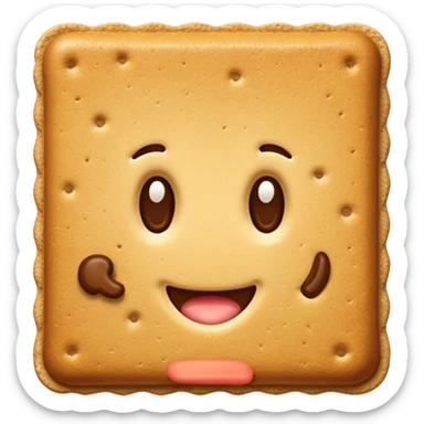 Graham cracker sticker