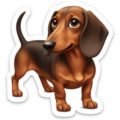 Dachshund sticker