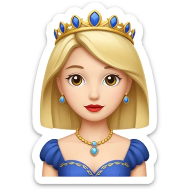 very fancy girl european sticker