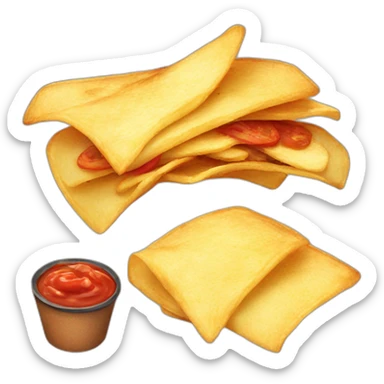 Chips au barbecue sticker