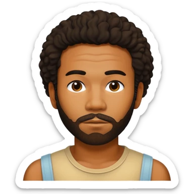 Peux tu me faire gambino la mg  sticker