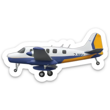 Avion 2ème gerre mondial sticker