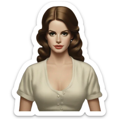 lana del rey norman fucking rockwell album cover sticker