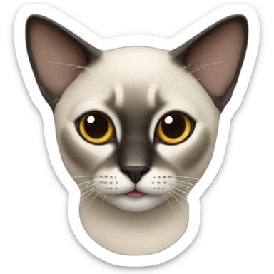 Chat siamois sticker
