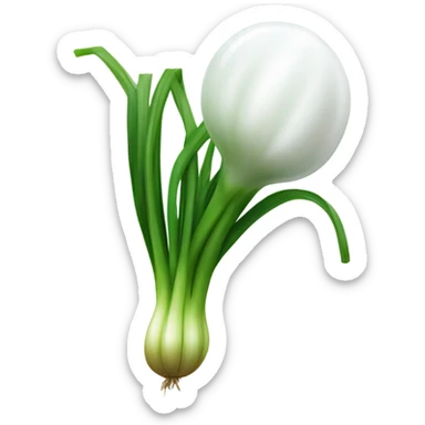 Scallion sticker