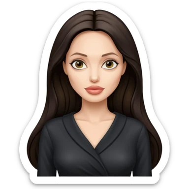 Angelina Jolie up to the waist sticker