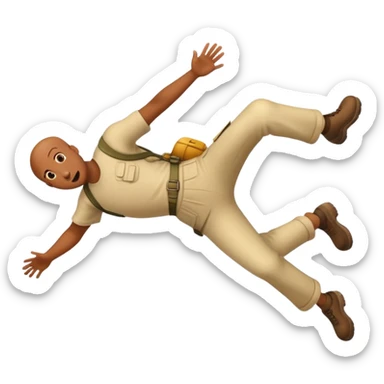 Jump out of the window sticker