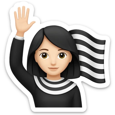 Fais moi le drapeau de la Bretagne comme il est réellement et sans y ajouter ou modifier quoique ce soit  sticker