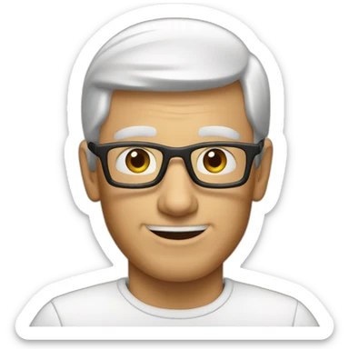 Tim Cook With a baguette sticker