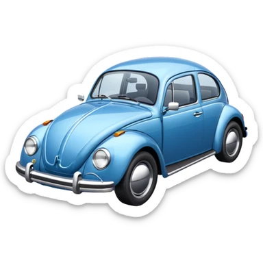 A car volskwagen Beetle  sticker