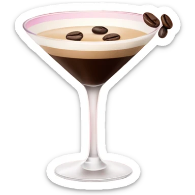 Girly espresso martini sticker