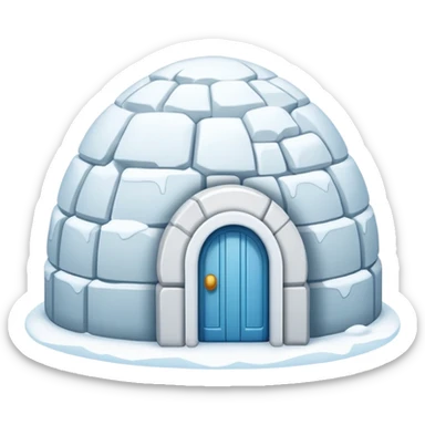different type of igloo  sticker