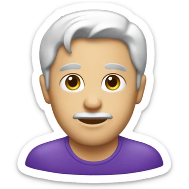 Purple euro  sticker