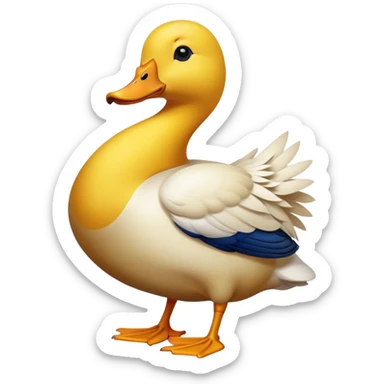 Un canard juge sticker