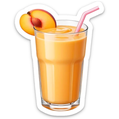 Peach mango smoothie  sticker