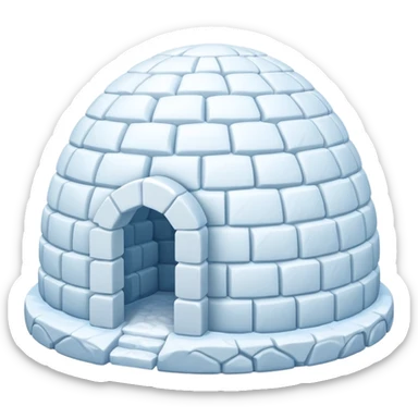 different type of igloo  sticker
