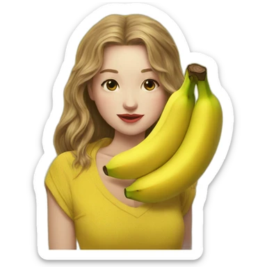 banana man kiss maddison bear sticker