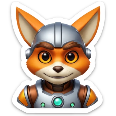 Ratchet and Clank lombax sticker