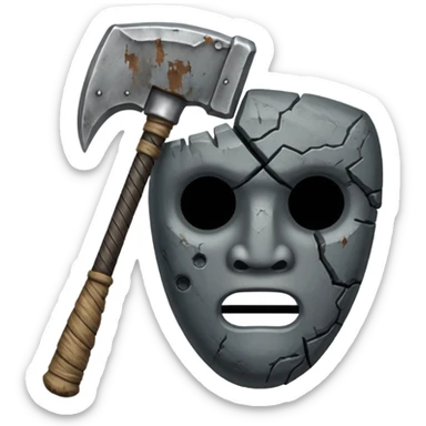 Stone Head War Club sticker