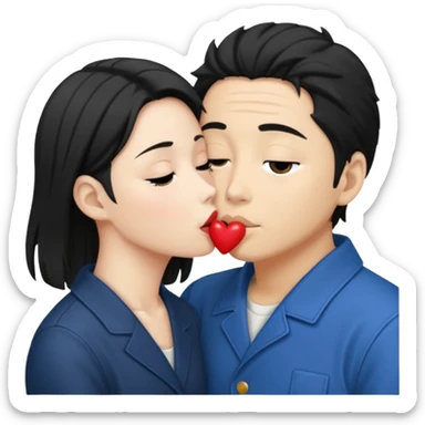 gojo satoru jujutsu kaisen kissing geto suguru sticker