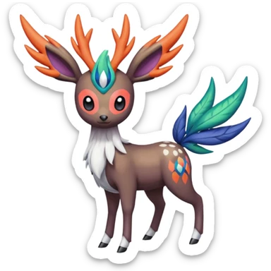 Meloetta-Xerneas-Skiddo-Pokémon-Fakémon-creature sticker