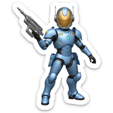 Soldado de arc riders game sticker