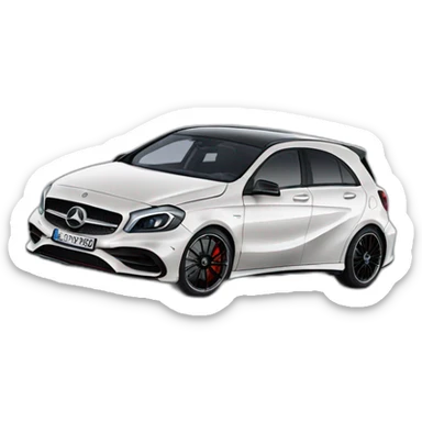 Mercedes a45 facelift sticker