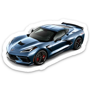 Corvette c8 sticker